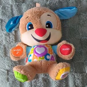 Fisher-Price Colorful Plush Puppy with Sounds